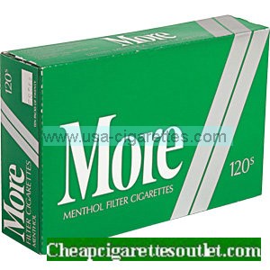 More Menthol 120's cigarettes